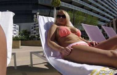 Barbie Poolside Milf Comes Up To Hotel Room