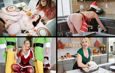 Natasha Ianova, Brooklyn Chase, Lauren Phillips - Festive Activities