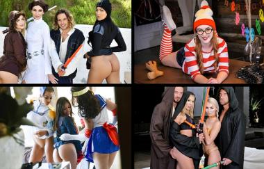 Sami Parker, Daisy Stone, Brooklyn Gray, Avery Black - A Cosplay Compilation - Teamskeetselects