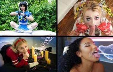 Alexa Nova, Bella Rose, Nova Cane, Lily Lane - Halloween Sluts Compilation