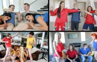 Cindy Crawford, Lauren Phillips, Sheena Ryder, Nova Sky - Mom Swap Compilation - Mylfselects