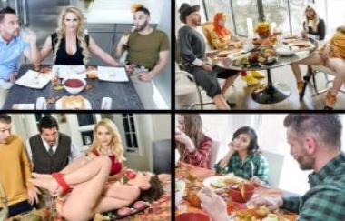 Phoenix Marie, Jasmine Grey, Brooklyn Chase, Naomi Blue - Giving Our Thanks - Teamskeetselects