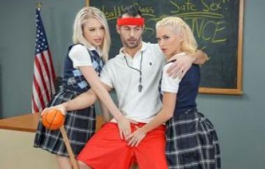 Kiara Cole, Scarlett Hampton - Hands-on Substitute Innocenthigh