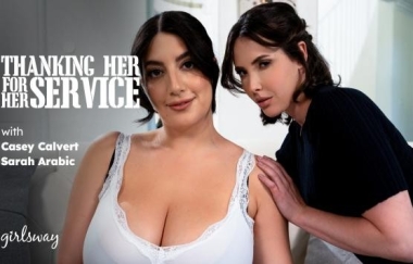 Casey Calvert, Sarah Arabic - Thanking Her For Her Service