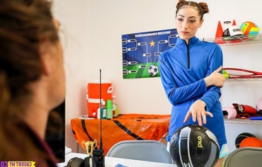 Tiana Blow - Squirting On Coachs Cock - Caughtmycoach