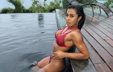 Cah Inacio - Horny Brunette Brazilian With Great Ass Fucked In The Garden